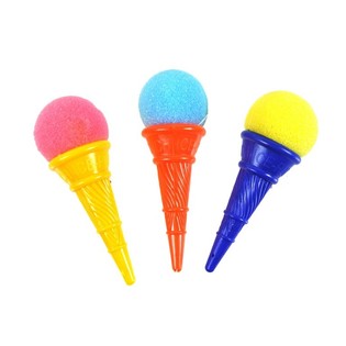 MINI SKYDENDE ISVAFLER I POSE 10 CM (24 stk.)