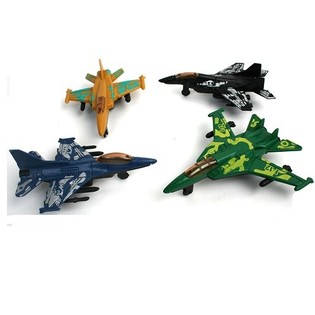 F-16 FLYVEMASKINE CAMOUFLAGE PULL BACK (48 stk.)