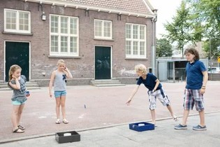 BS Stort Toss Kastespil - Udend&oslash;rsleget&oslash;j i Tr&aelig; (1 stk.)