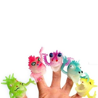 FINGERDUKKER MONSTRE (48 stk.)