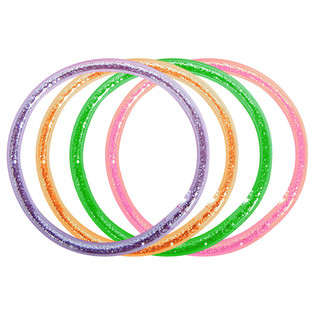 4 Glitter Armb&aring;nd til Uddeling (12 stk.)