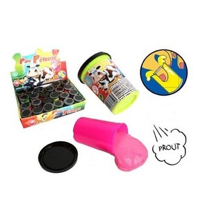 PUTTY STINK-SLIM NEONFARVER I DISPLAY, 70g (24 stk)