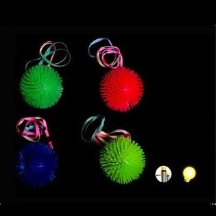 LYSENDE LED-PINDSVINEBOLDE TIL HALSEN I DISPLAY (12 stk.)