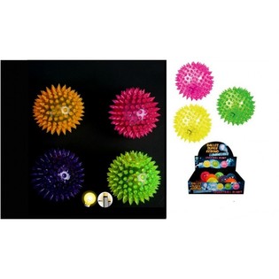 STORE LYSENDE HOPPEBOLDE MED PIGGE I DISPLAY (12 stk.)