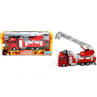 Stor Metal Brandbil med Pull Back (2 stk.)