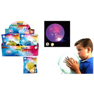 YOYO-BALLON MED LED-LYS I DISPLAY (12 stk.)