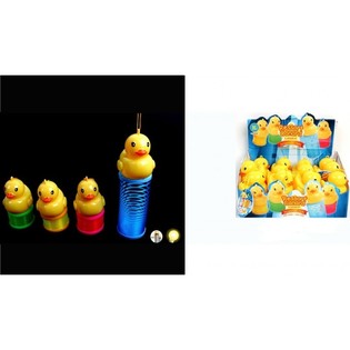 Store Lysende LED-And Trappefjedre i Display (12 stk.)