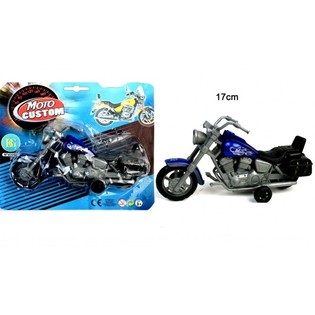 STOR FRIKTIONSMOTORCYKEL PÅ KORT (12 stk.)