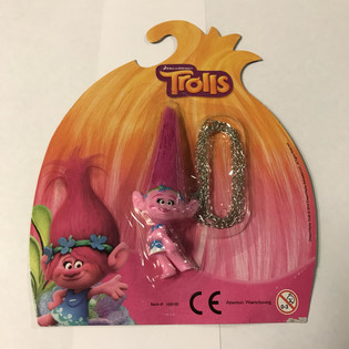Trolls figur p&aring; k&aelig;de p&aring; kort (12 stk.)