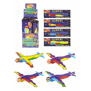 KASTEFLY FIGHTER GLIDERS &ndash; MODEL: SUPERHELTE I DISPLAY (48 stk.)