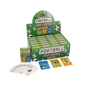 MINI SPILLEKORT – MODEL: FODBOLD I DISPLAY (24 stk.)