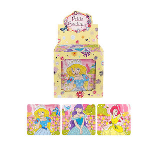 Prinsessepuslespil, 13x12 cm i Display (108 stk.)