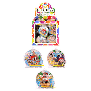 Mini Flipperspil Pirater til Tombola i Display (108 stk.)
