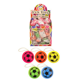 FODBOLD JOJO I DISPLAY (72 stk.)