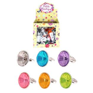 Store Diamantringe til B&oslash;rn i Display (80 stk.)