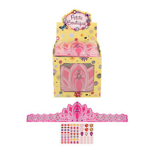 Justerbare Prinsessekroner i Karton i Display (84 stk.)