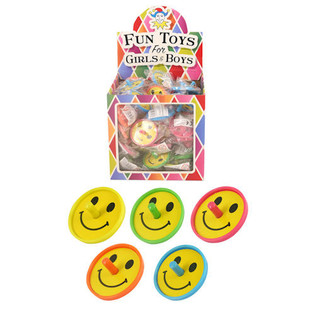 Smiley Snurretoppe i Display (60 stk.)