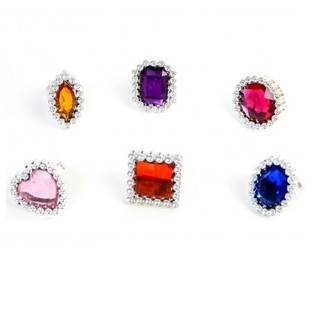 MIX BLING BLING RINGE TIL B&Oslash;RN (48 stk.)