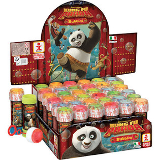 KUNG FU PANDA SÆBEBOBLER, 60ML I DISPLAY (36 stk.)