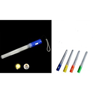 FLERFARVEDE LYSDENDE STAVE, 18 cm lange (24 stk.)