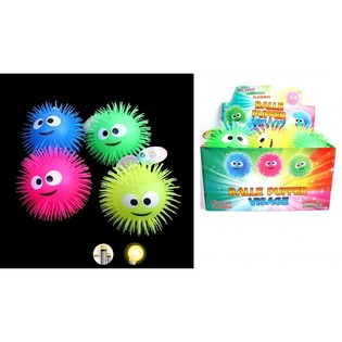 STORE LYSENDE PUFFER BOUNCE BOLDE I DISPLAY (12 stk.)
