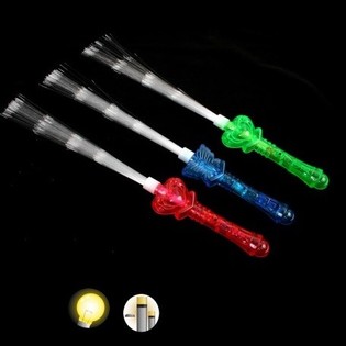 Store Lysende Fiberstave LED, 40 cm (48 stk.)