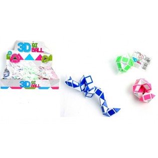 3D-bold Puslespil 'Lav din egen slange' i Display (24 stk.)