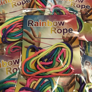 RAINBOW ROPE - Flerfarvede Regnbuesnore (12 stk.)