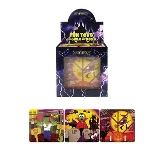 PUSLESPIL – HALLOWEEN, 13 x 12 cm. I DISPLAY (108 stk.)