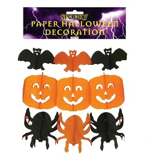 Mix Halloween Dekorationsguirlander &ndash; 300 cm lange (6 stk.)