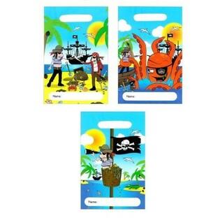 SLIKPOSER &ndash; PIRATER 23x15 cm (144 stk.)