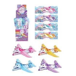 UNICORN / ENHJØRNING FOAM-FLYVER I DISPLAY (48 stk.)