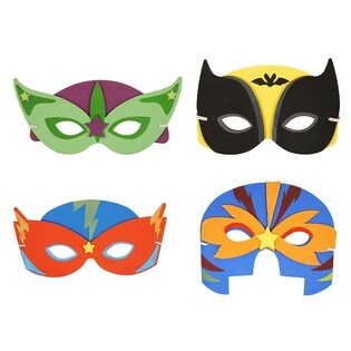 Mix af Skum-superheltemasker (24 stk.)