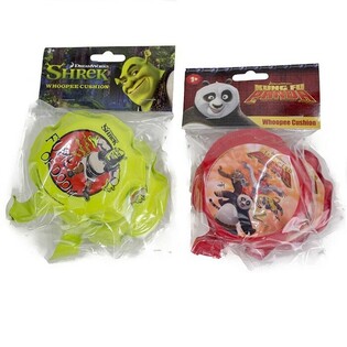 Pruttepuder 2-pak SHREK / KUNG FU PANDA (12 sæt à 2 stk)