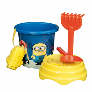 STORT MINIONS STRANDS&AElig;T 5 DELE (6 stk.)