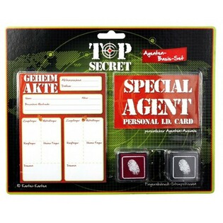 TOP SECRET – SPECIALAGENT, FINGERAFTRYKSSÆT (12 stk.)