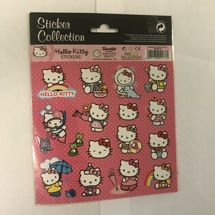 STORE HELLO KITTY KLISTERM&AElig;RKEARK, 20x16 cm (10 stk.)