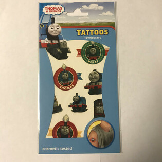 TATTOOSTICKERS S&AElig;T: THOMAS TOGET, 20 x 10 cm (10 stk.)