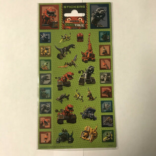 Klisterm&aelig;rker DINOTRUX - 20 x 10 cm (10 stk.)