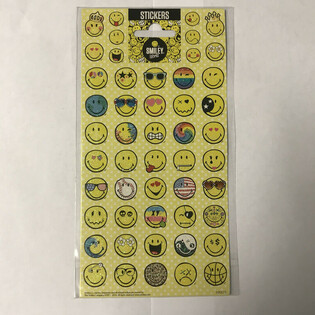 Klisterm#230;rker SMILEY WORLD, 20 x 10 cm (10 stk.)