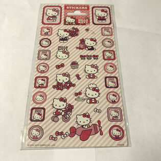 KLISTERM&AElig;RKER HELLO KITTY - 20 x 10 cm (10 stk.)