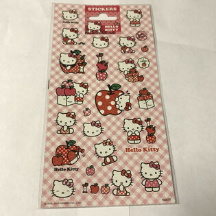 KLISTERM&AElig;RKER: HELLO KITTY, M&aring;l 20 x 10 cm (10 stk.)