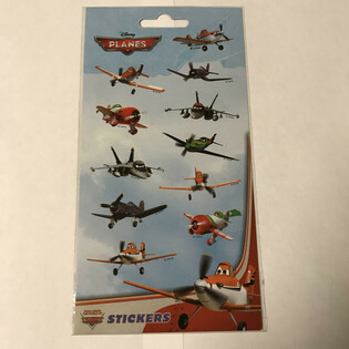 Klisterm&aelig;rkeark: DISNEY PLANES, m&aring;l 20 x 10 cm (10 stk.)