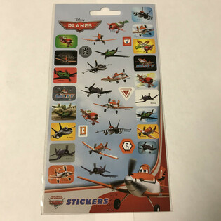 KLISTERM&AElig;RKEARK: DISNEY FLYVERE (PLANES), M&aring;l: 20 x 10 cm (10 stk.)