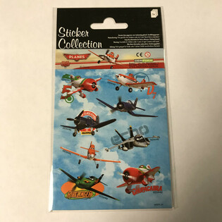 Disney Planes Klisterm&aelig;rkeark 16 x 9 cm (10 stk.)