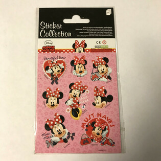 Disney Minnie Mouse Klisterm&aelig;rker - 16 x 9 cm (10 s&aelig;t)