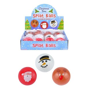 Jule Splat / Splash-bolde i display (12 stk.)