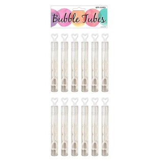 BRYLLUP MINI S&AElig;BEBOBLE STAVE (1 pakke &aacute; 12 stk.)