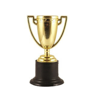 Vinderpokal &ndash; 10 cm - Guld (12 stk.)