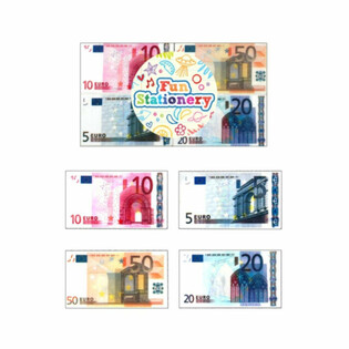 Euroseddel Viskel&aelig;dere (24 stk.)
